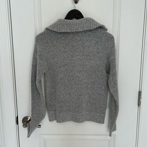 Love by Design Gray 1/4 Zip Sweater - Picture 7 of 7